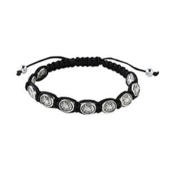 St. Michael Medals Corded Bracelet