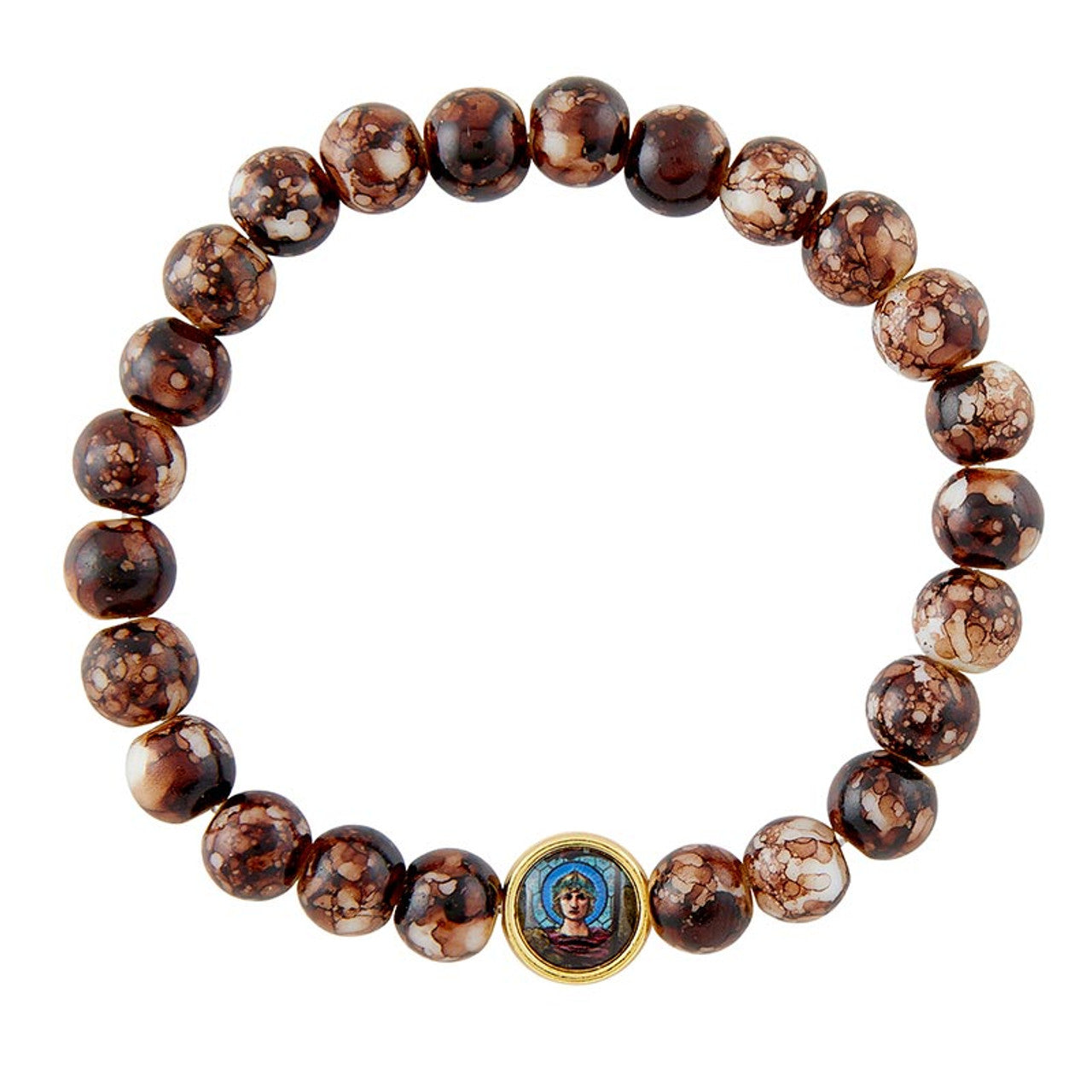 St. Michael Lava Bracelet