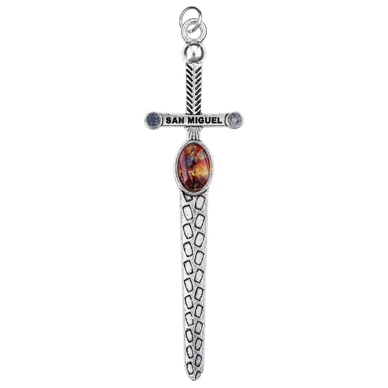 St. Michael Cross Sword Pendant