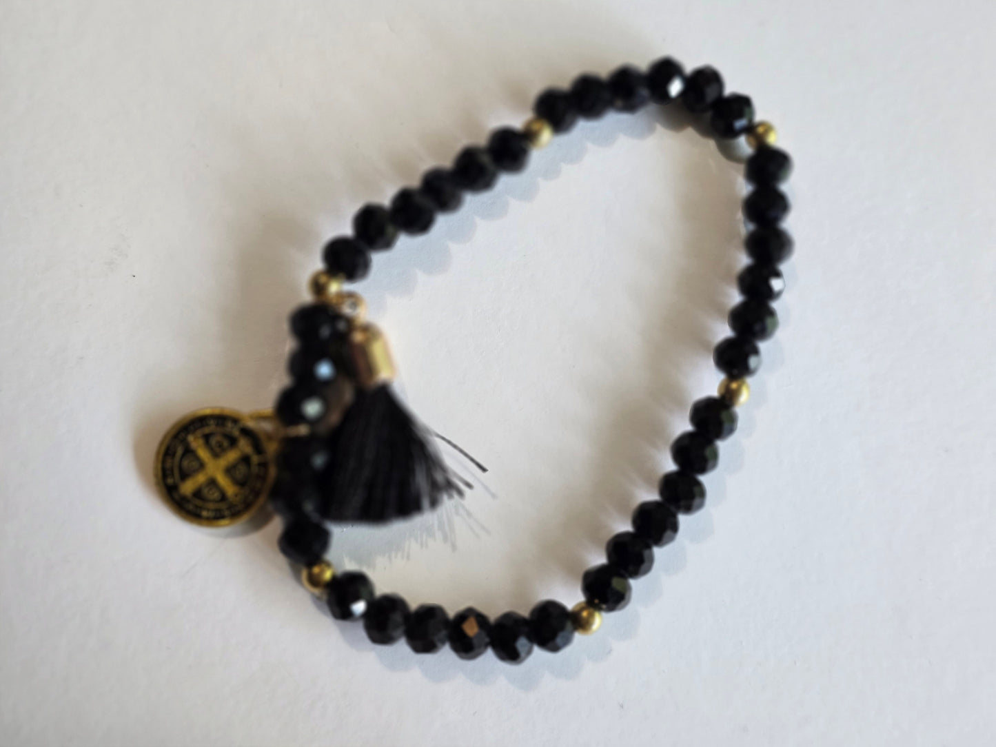 St. Benedict Charm with Prayer Card