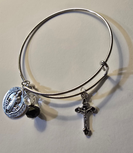 St. Benedict Hard-Wire Bracelet