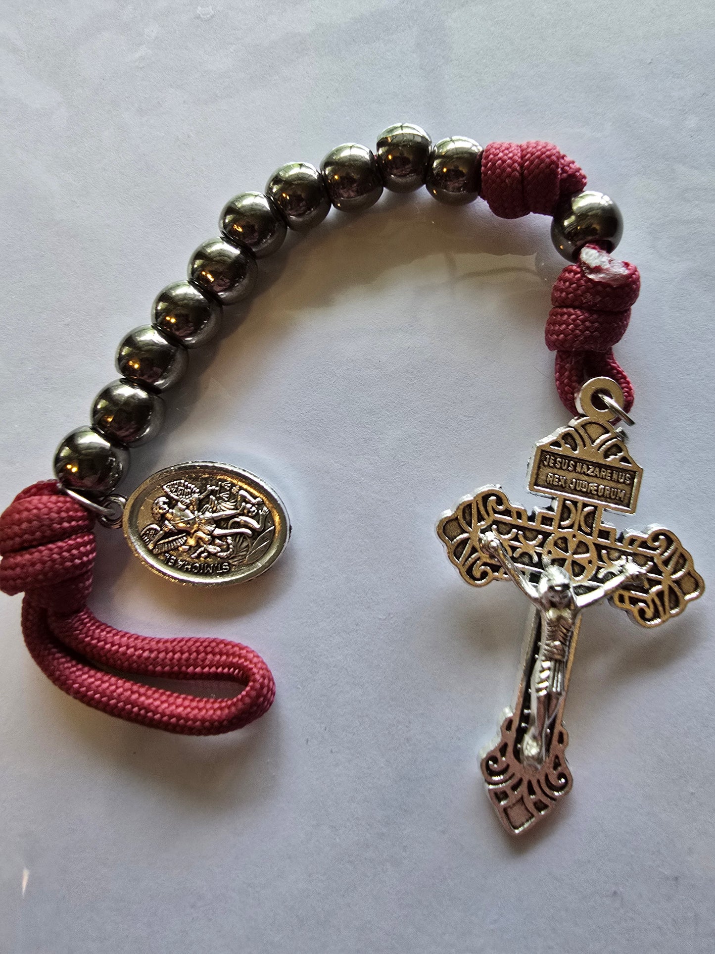 St. Michael Paracord Pocket Rosary