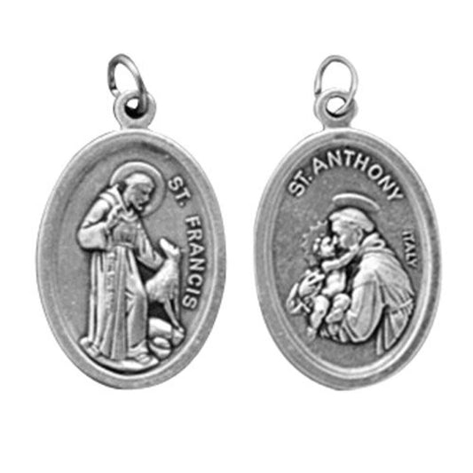 St. Francis with Wolf/St. Anthony Medal