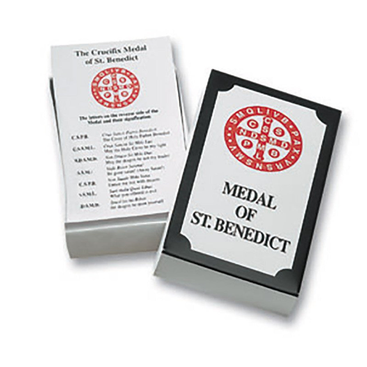 St. Benedict Hematite & Gold Crucifix