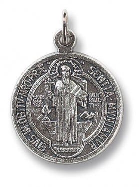 St. Benedict Pewter 1" Medal