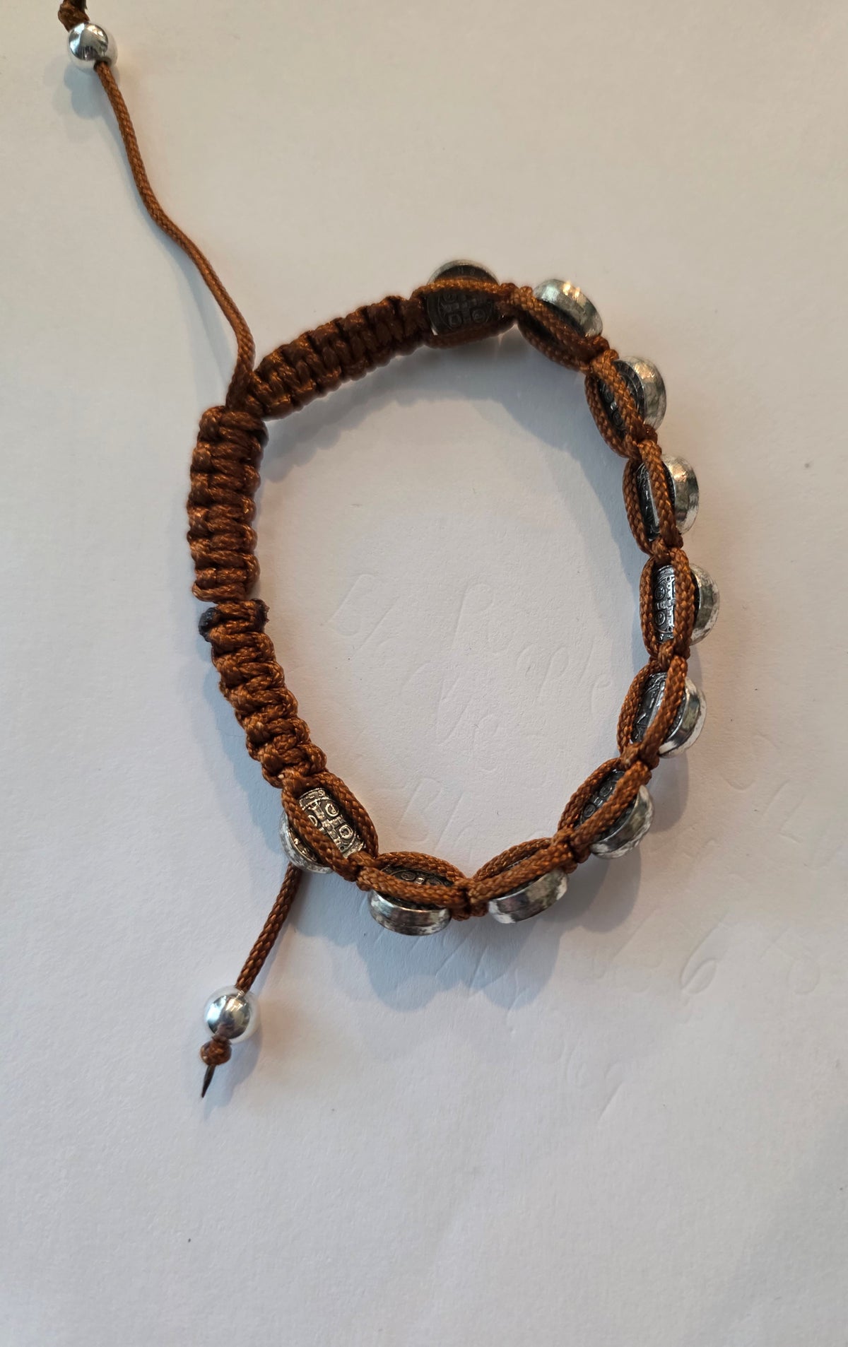 St. Benedict Corded Bracelet