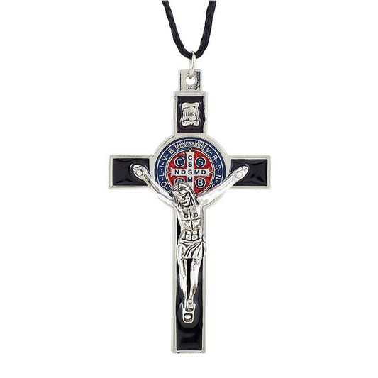 St. Benedict Colored Crucifix Pendant