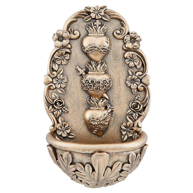 Sacred Hearts Holy Water Font