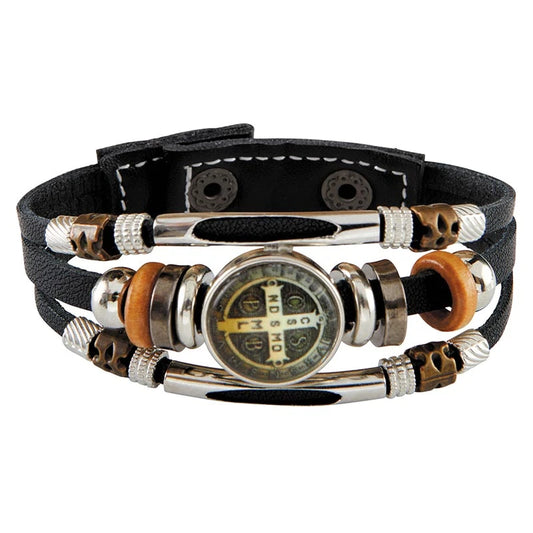 Luminous St. Benedict Stacked Bracelet