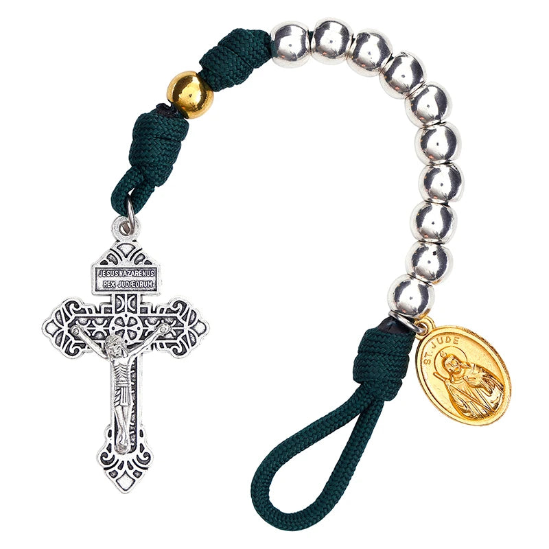 St. Jude Paracord Pocket Rosary