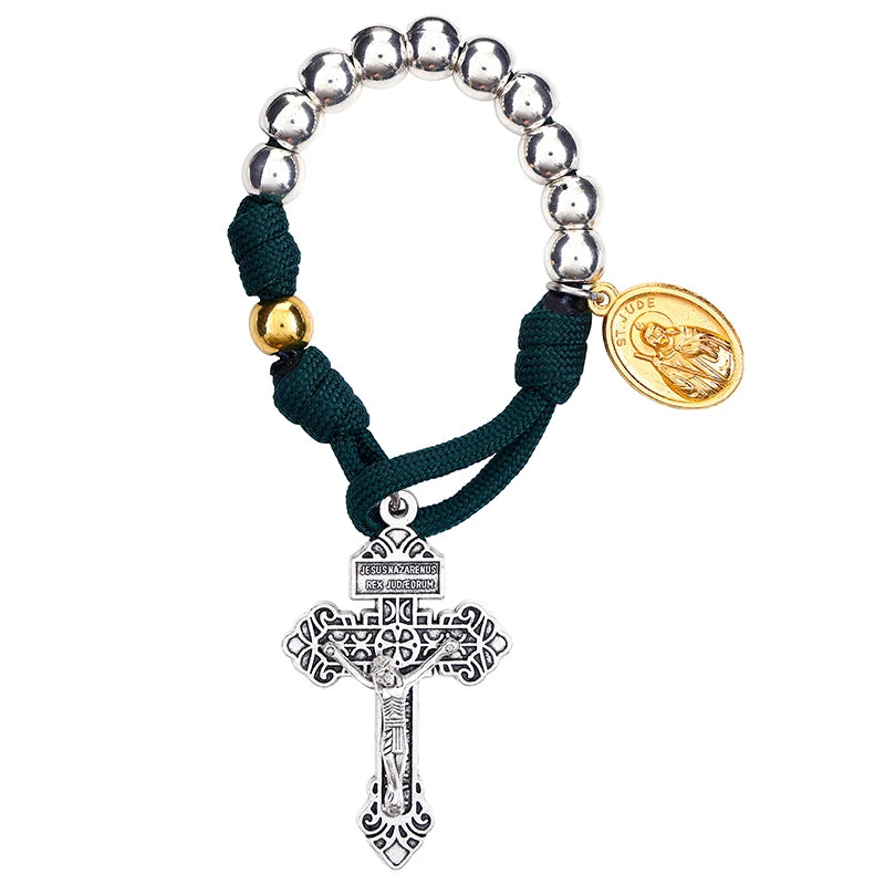St. Jude Paracord Pocket Rosary