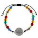 St. Benedict 2-decade Mulitcolor Rosary Bracelet
