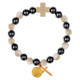 St. Benedict Bead & Hematite Bracelet