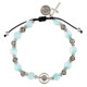 St. Benedict Frosted Bead Rosary Bracelet