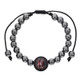 St. Michael Hematite Rosary Bracelet