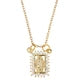 Our Lady of Guadalupe Crystal Border Pendant