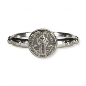 St. Benedict Medal Rosary Ring